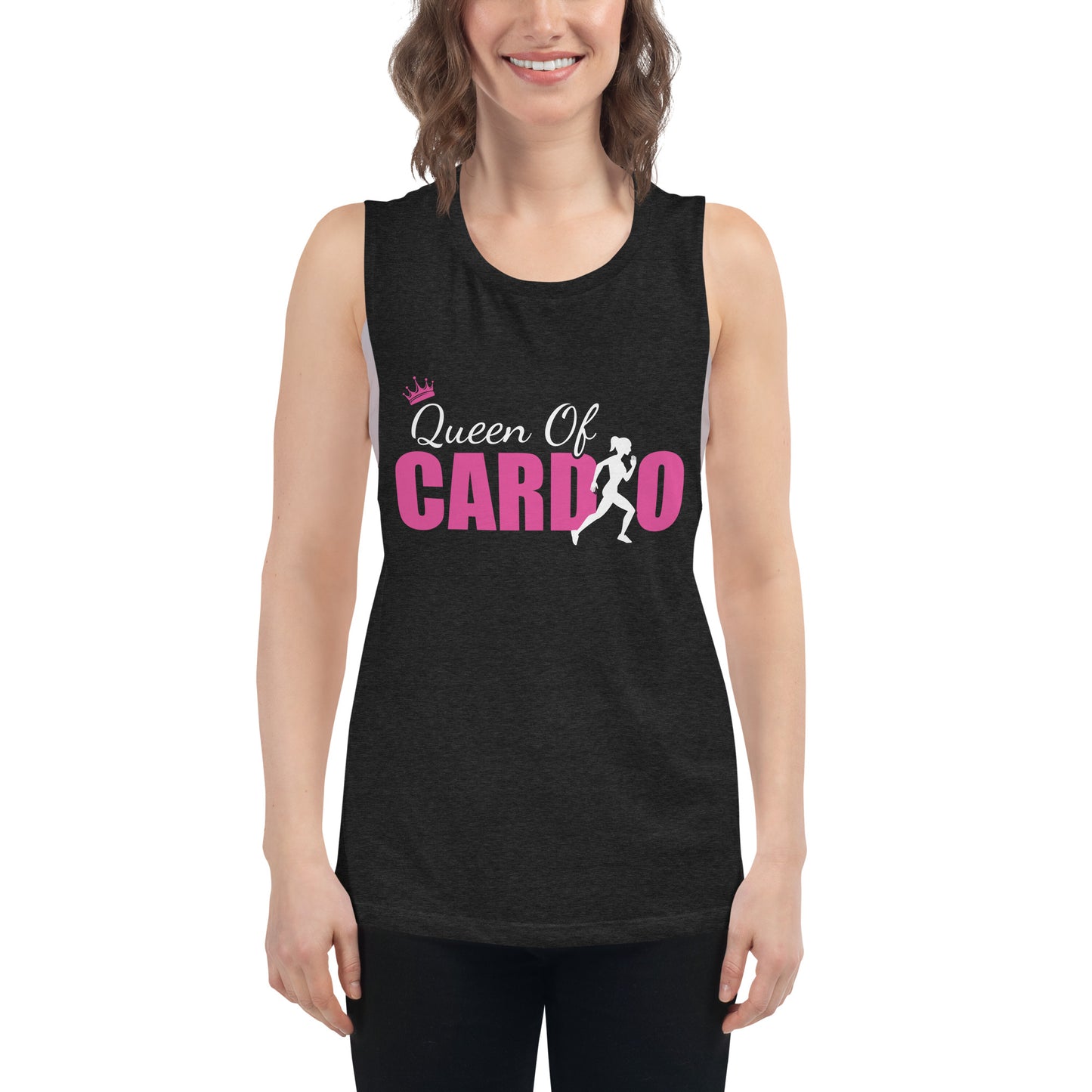 Queen of Cardio Ladies Muscle Tank