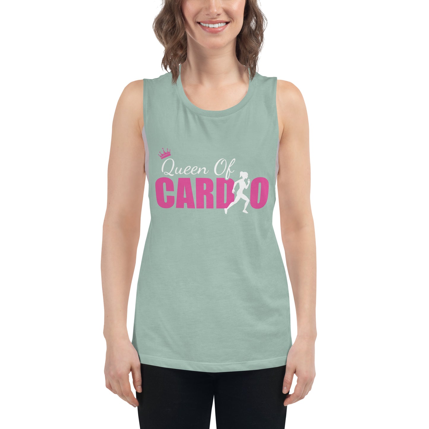 Queen of Cardio Ladies Muscle Tank
